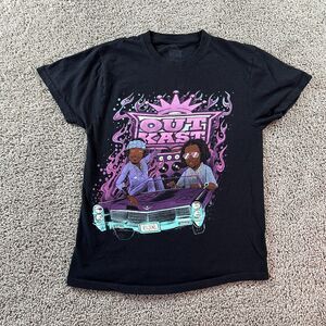 Outkast Shirt Womens Small Black Purple Atliens Andre 3000 Rap Hip Hop Ladies